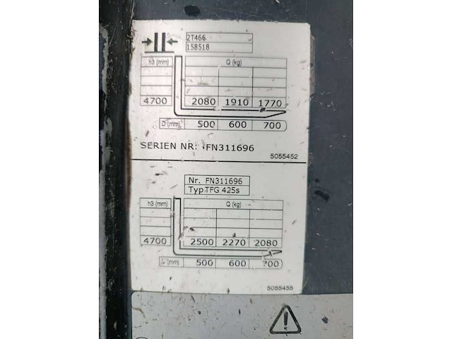 2004 jungheinrich tfg425s reach vrachtwagen - afbeelding 5 van  5