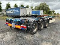 2004 krone sd 27 oplegger met containerchassis - afbeelding 1 van  13
