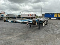 2004 krone sd 27 oplegger met containerchassis - afbeelding 8 van  13