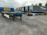 2004 krone sd 27 oplegger met containerchassis - afbeelding 9 van  13