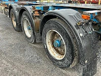 2004 krone sd 27 oplegger met containerchassis - afbeelding 10 van  13