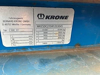 2004 krone sd 27 oplegger met containerchassis - afbeelding 13 van  13