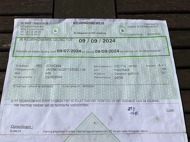 2004 mazda 3 - afbeelding 36 van  41