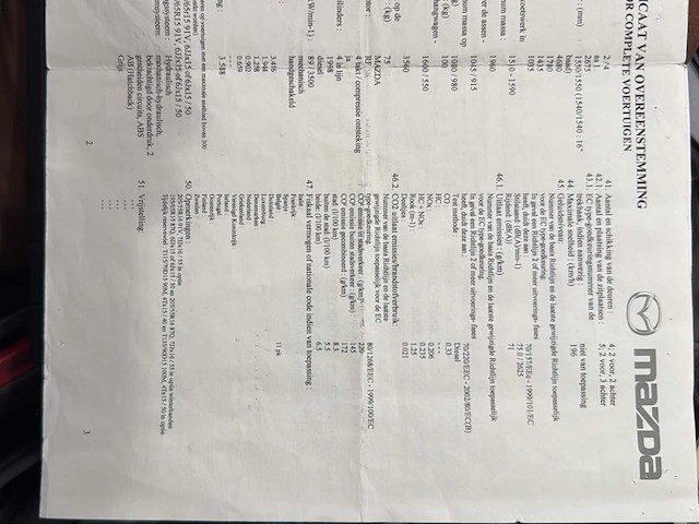 2004 mazda 6 personenauto - afbeelding 28 van  37