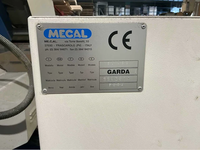 2004 mecal garda 3 cirkelzaagmachine aluminium - afbeelding 3 van  14