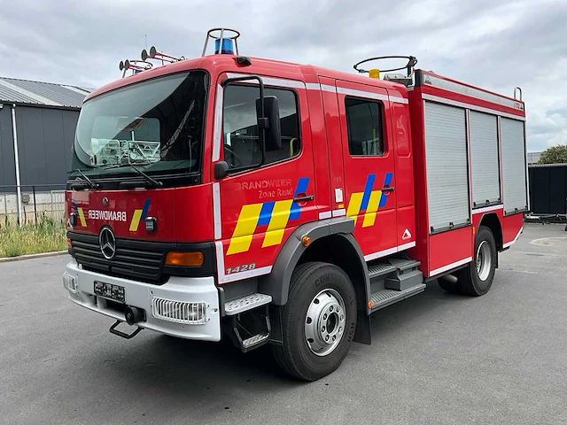2004 mercedes-benz 1428 af tankautospuit - afbeelding 1 van  66