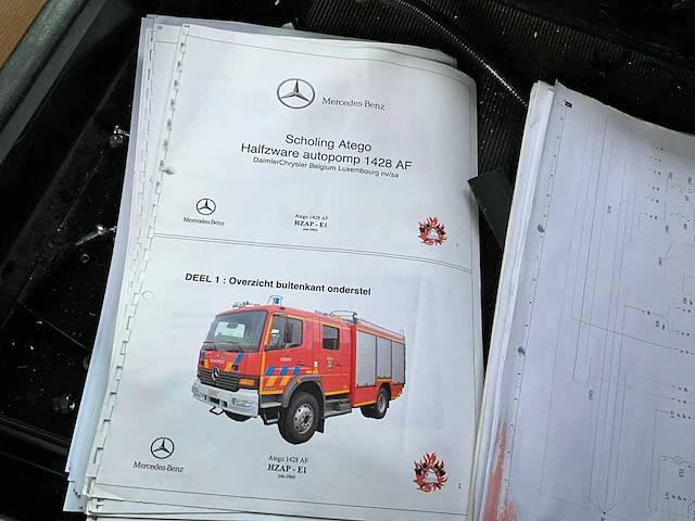2004 mercedes-benz 1428 af tankautospuit - afbeelding 49 van  66