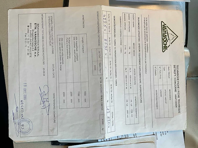 2004 mercedes-benz 1428 af tankautospuit - afbeelding 59 van  66