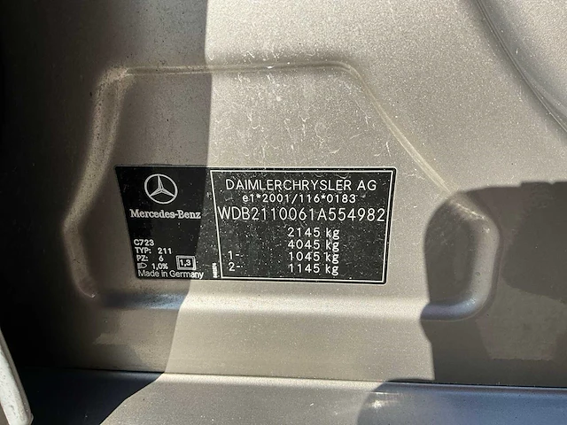 2004 mercedes e220 cdi - afbeelding 27 van  33