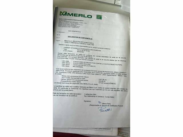2004 merlo roto 40.25 verreiker - afbeelding 2 van  10