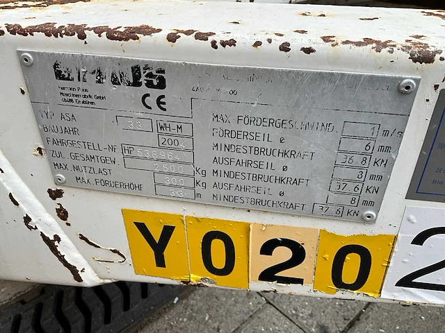 2004 paus ladderlift op zelfrijdend onderstel - afbeelding 8 van  29