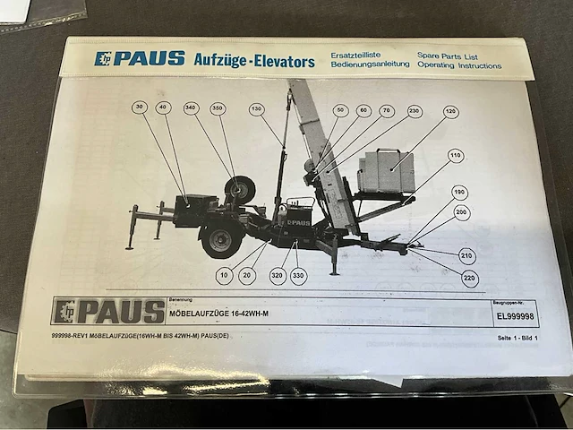 2004 paus ladderlift op zelfrijdend onderstel - afbeelding 22 van  29