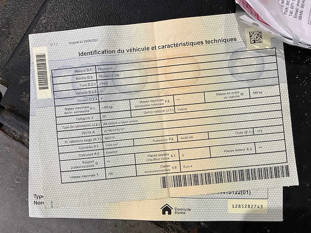 2004 peugeot 206 personenauto - afbeelding 30 van  39