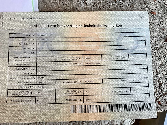 2004 renault master lichte vrachtwagen - afbeelding 25 van  25