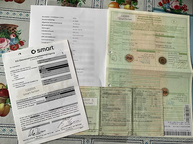 2004 smart fortwo coupe personenauto - afbeelding 2 van  10