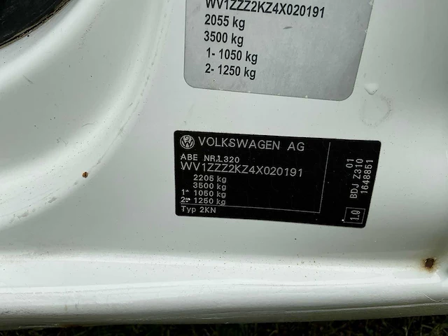 2004 volkswagen caddy 3 sdi lichte vrachtwagen - afbeelding 29 van  38
