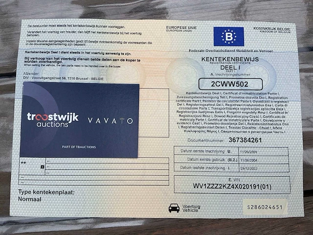 2004 volkswagen caddy 3 sdi lichte vrachtwagen - afbeelding 35 van  38