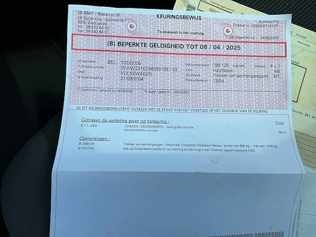 2004 volkswagen golf 1.9 tdi personenauto's - afbeelding 19 van  28