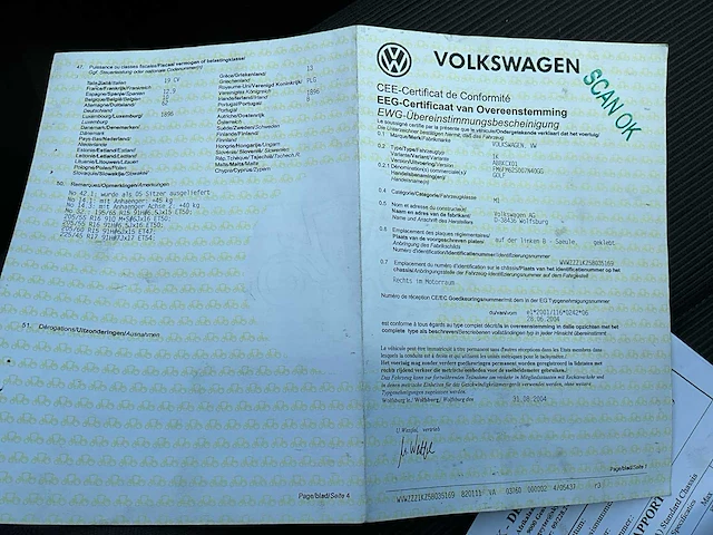 2004 volkswagen golf 1.9 tdi personenauto's - afbeelding 20 van  28