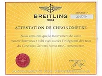 2005 - breitling - chronomat evolution - - wrist watch - afbeelding 10 van  12