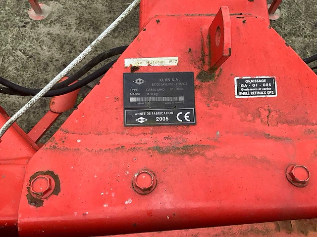 2005 - kuhn gf8501mho hooikeerder - afbeelding 6 van  20