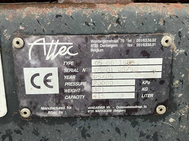 2005 attec hydraulische aanbouwwisser / borstel - afbeelding 5 van  5