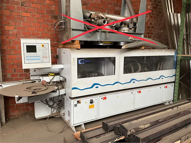2005 brandt kdf 530c kantenlijmmachine - afbeelding 1 van  10