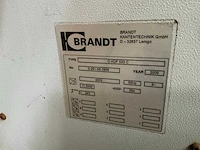 2005 brandt kdf 530c kantenlijmmachine - afbeelding 5 van  10