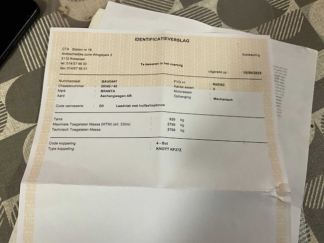 2005 branta b2700, kp2700 tandem - afbeelding 9 van  18