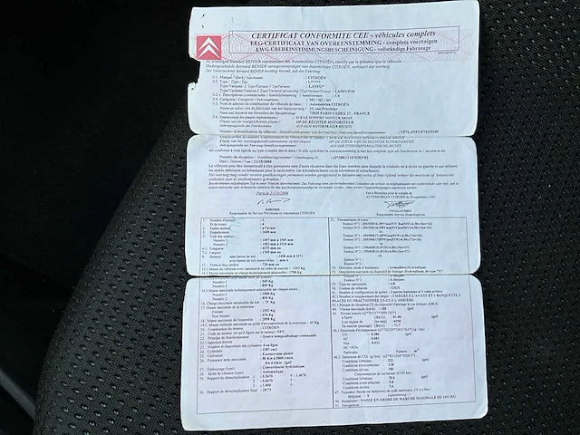 2005 citroën c4 1.6 benzine automaat personenauto - afbeelding 22 van  30