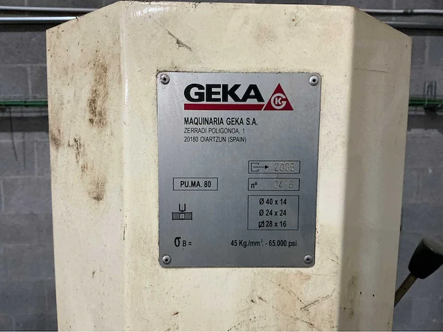 2005 geka puntlasmachine - afbeelding 9 van  13