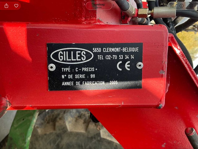 2005 gilles c-precis+ precisiezaaimachine - afbeelding 19 van  27