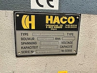 2005 haco hslx 3016 guillotineschaar - afbeelding 5 van  13