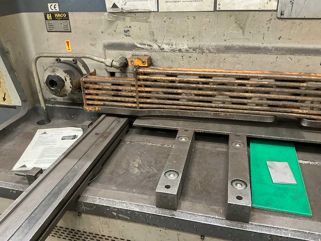 2005 haco hslx 3016 guillotineschaar - afbeelding 8 van  13