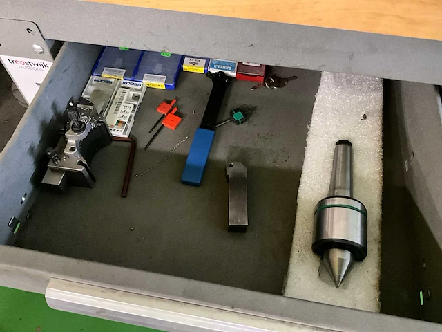 2005 hbm lathe wm250 universele draaibank - afbeelding 4 van  10