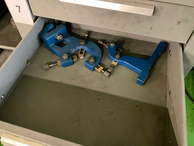 2005 hbm lathe wm250 universele draaibank - afbeelding 5 van  10