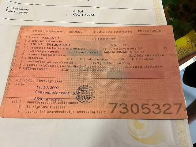 2005 kerenzo sk aanhangwagen - afbeelding 8 van  37