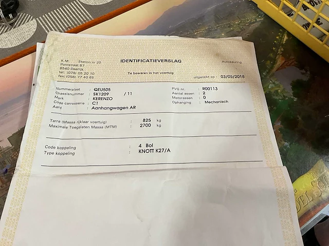 2005 kerenzo sk aanhangwagen - afbeelding 11 van  37