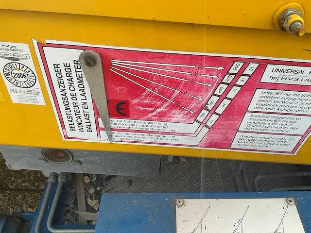 2005 klaas s1 verhuislift - afbeelding 31 van  35