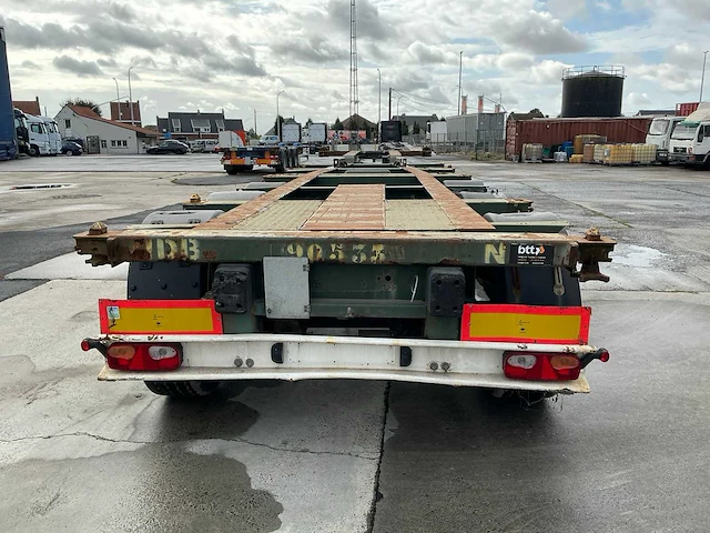 2005 krone sd 27 oplegger met containerchassis - afbeelding 6 van  13