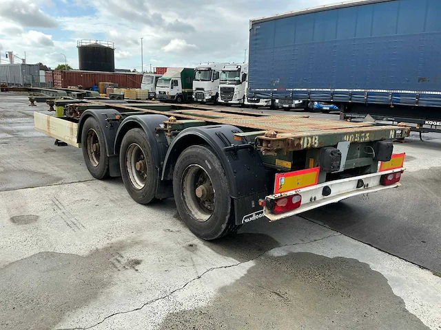 2005 krone sd 27 oplegger met containerchassis - afbeelding 7 van  13