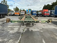 2005 krone sd 27 oplegger met containerchassis - afbeelding 9 van  13