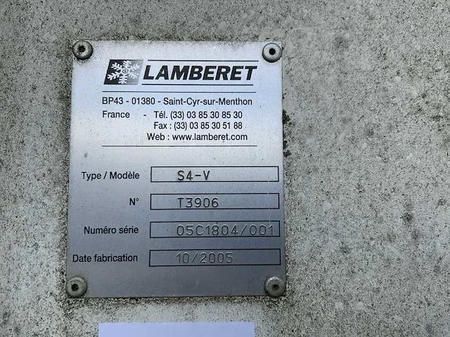 2005 lambert s4-v oplegger - afbeelding 6 van  14