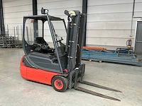 2005 linde e16c-02 vorkheftruck triplemast - afbeelding 1 van  14