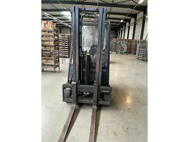 2005 linde e16c-02 vorkheftruck triplemast - afbeelding 8 van  14