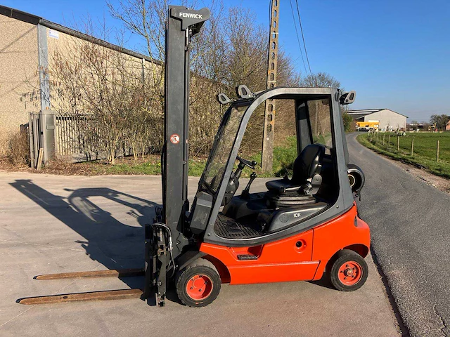 2005 linde h20 vorkheftruck - afbeelding 1 van  40
