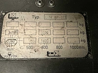 2005 linde l14 ap-372 stapelaar - afbeelding 10 van  10