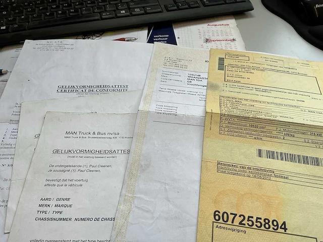 2005 man d20 tga33.430 vrachtwagen trekker met wisselsysteem - afbeelding 19 van  26