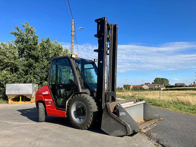 2005 manitou msi 35d s2e2 vorkheftruck met graafbak - afbeelding 23 van  68