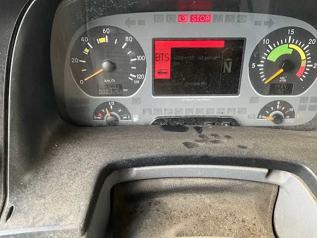 2005 mercedes-benz actros vrachtwagen werftankwagen vacuüm werf - afbeelding 13 van  14